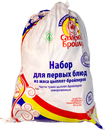 Набор для первых блюд из мяса цыплят бройлеров замороженный